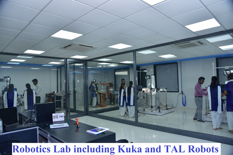 Robotics Lab including Kuka and TAL robots